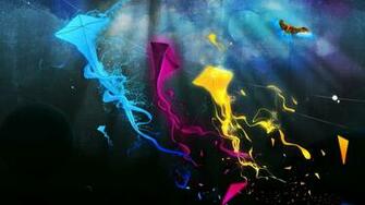 Cute Kite Abstract HD Wallpaper Wallpaperlepi