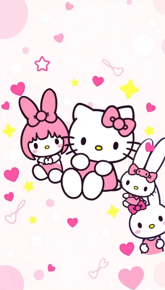 Hello Kitty And Friends Wallpaper