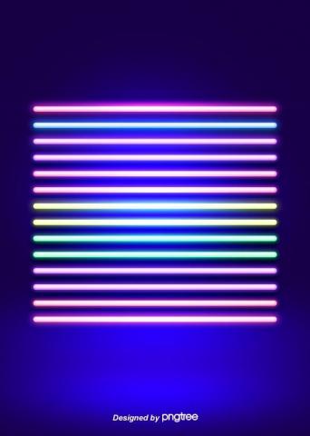 Colored Neon Line Background Projector Photography