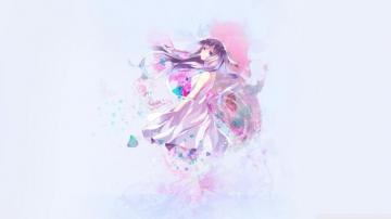 Pastel Anime Laptop Wallpaper On