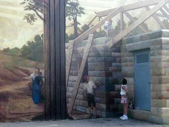 Portsmouth Ohio Flood Wall Murals For