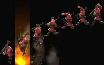 Rockets Jump Team Fortress Soldier Tf2 Wallpaper Military