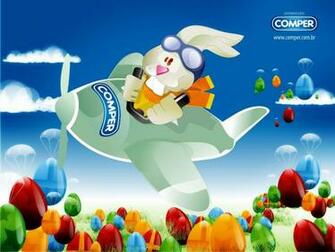 Flying Easter Bunny Desktop Pc And Mac Wallpaper