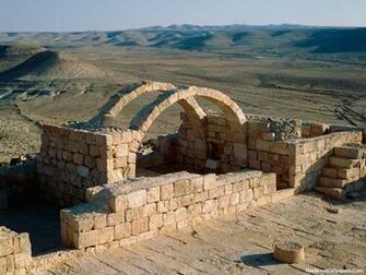 Wallpaper Avdat Negev Desert Israel
