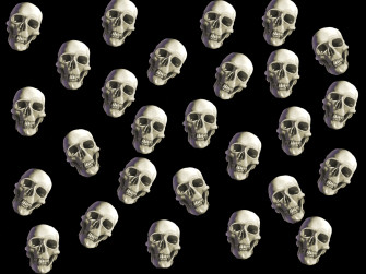 Halloween Dark Skull Wallpaper