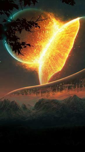 HD iPhone Space Wallpaper