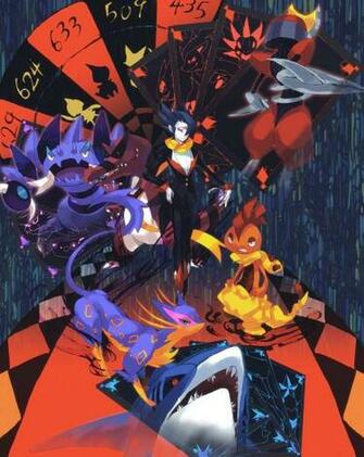 Grimsley With Drapion Krookodile Bisharp Liepard Scrafty And