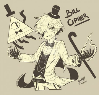Bill Cipher Human Version By Sandragh