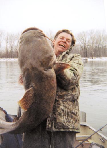 Large Flathead Catfish Winter