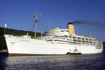 The Arcadia Was Built For P O By John Brown Company At Clydebank