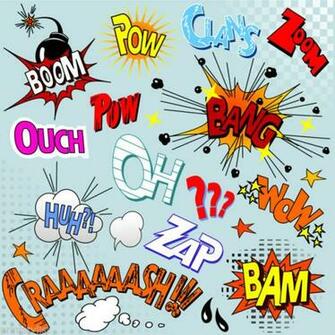 Retro Superhero Comic Book Pop Art Kapow Cartoon Wallpaper
