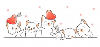 Image Kawaii Valentine Celebration Wallpaper
