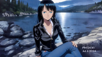 One Piece Nico Robin Animated Wallpaper