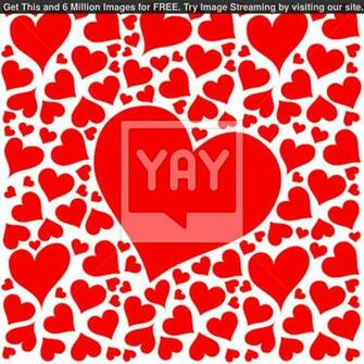 Red Love Hearts Background