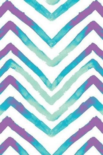 Watercolor Berry Chevron Wallpaper Lock Screen