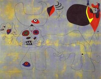The Bull Fight Joan Miro Wallpaper Image