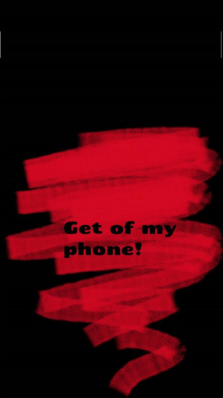 Get Off My Phone Wallpaper