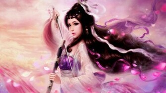 Elegant Asian Girl Wallpaper Fondo HD