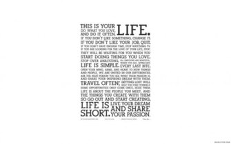 Holstee Manifesto Wallpaper