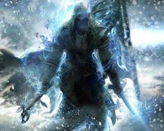 Creed Assassins Blaue Stil Hintergrundbilder
