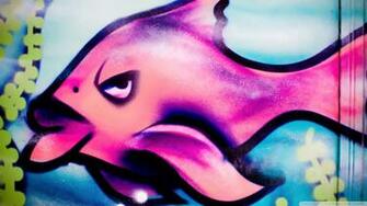 Pink Fish Lips Wallpaper