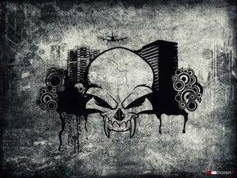 Evil Skull Wallpaper Stock Photos