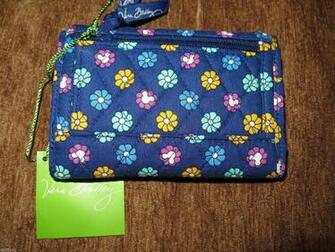 Vera Bradley Disney Dreaming Euro Wallet In Hand Mickey Minnie Great