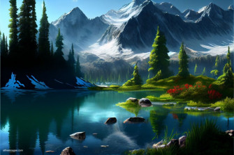 Nature Wallpaper Ai Generated For Image