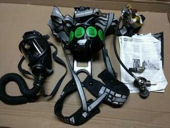 Msa Custom Ii Scba Complete Air Mask Tank Regulator Case