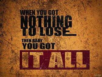 Nothing To Lose Wallpaper Stock Photos