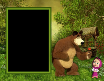 Masha And The Bear Png Kids Photo Frame Gallery Yopriceville