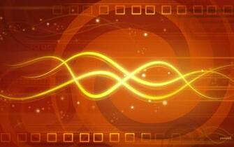 Orange 3d Wallpaper Background