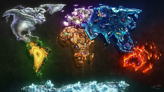 Earth Map Elements 1080p Wallpaper HD