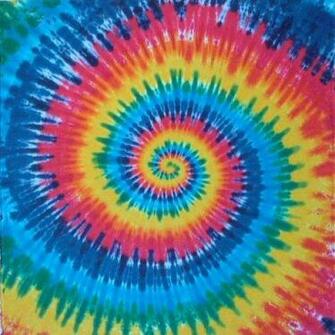 Neon Rainbow Tie Dye Background