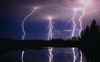 Night Lightning Wallpaper