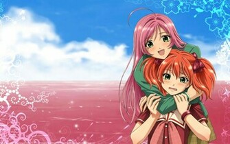 Moka Hugging Kokoa Akashiya Wallpaper