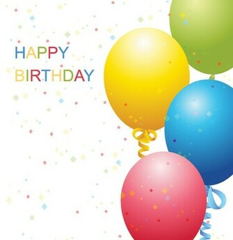 Happy BirtHDay Balloon Background Wallpaper HD