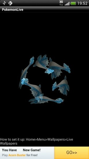 Pokemon Live 3d Wallpaper Is Simple And Cube