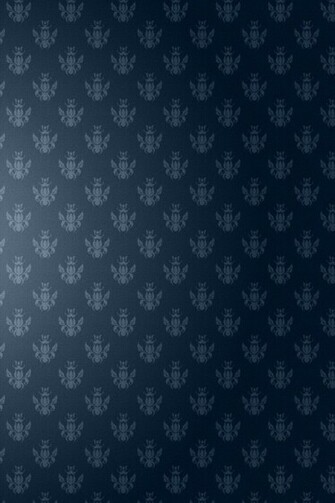 Fancy Blue Wallpaper Damask Background iPhone