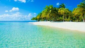 Wallpaper Natura Cielo Nuvole Mare Spiaggia Palme Paesaggio HD