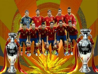 Wallpaper Euro Champion Spain Football Team