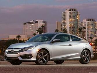 Honda Civic Cars Silver Coupe Wallpaper