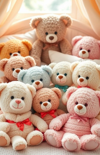 Cute Teddy Bears Wallpaper