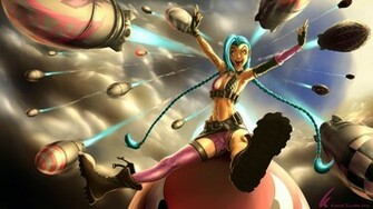 Jinx League Of Legends HD Wallpaper Lol Girl Champion 6m