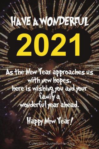 Top Happy New Year Image And Love Quotes For Her Him