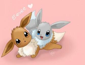 Pokemon Shiny Eevee Wallpaper Twin By Bluekiss131