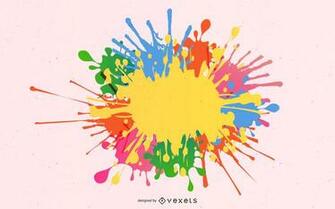 Painted Summer Fest Background Vector