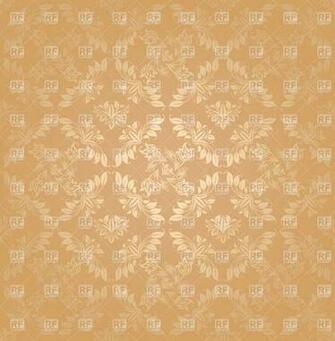 Seamless Beige Victorian Wallpaper Royalty Vector