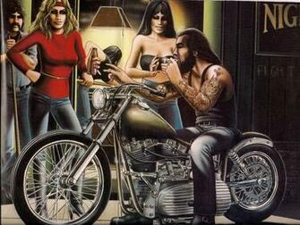 Enob Club Biker Artist David Mann