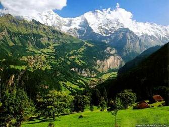 Wallpaper Natural Background Beautiful Mountains Switzerland